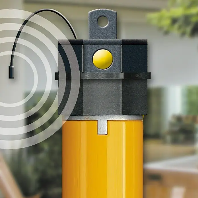 Schellenberg Funk-Rohrmotor Mini Premium 10 - Max. Rollladenfläche: 6 m² bei Kunststoffrollläden, Einbaulänge: 570 mm, Zugkraft: 25 kg
