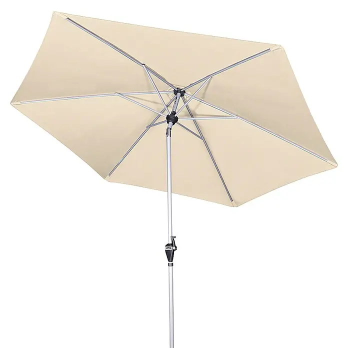 Doppler Active Kurbelschirm Auto Tilt - Natur, Durchmesser: 280 cm - Ansicht von unten