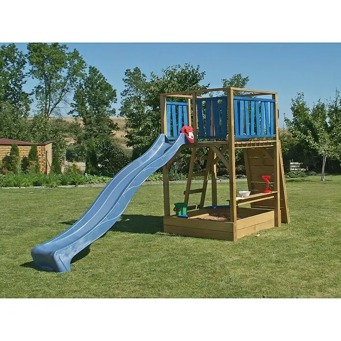 Kinderspielturm Fun - L x B x H: 430 x 160 x 220 cm