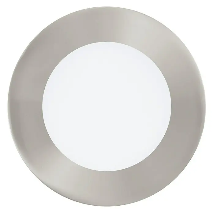 Eglo Connect Ugradbena LED svjetiljka Fueva - Mat nikal, Ø x V: 12 x 3 cm - Pogled sprijeda
