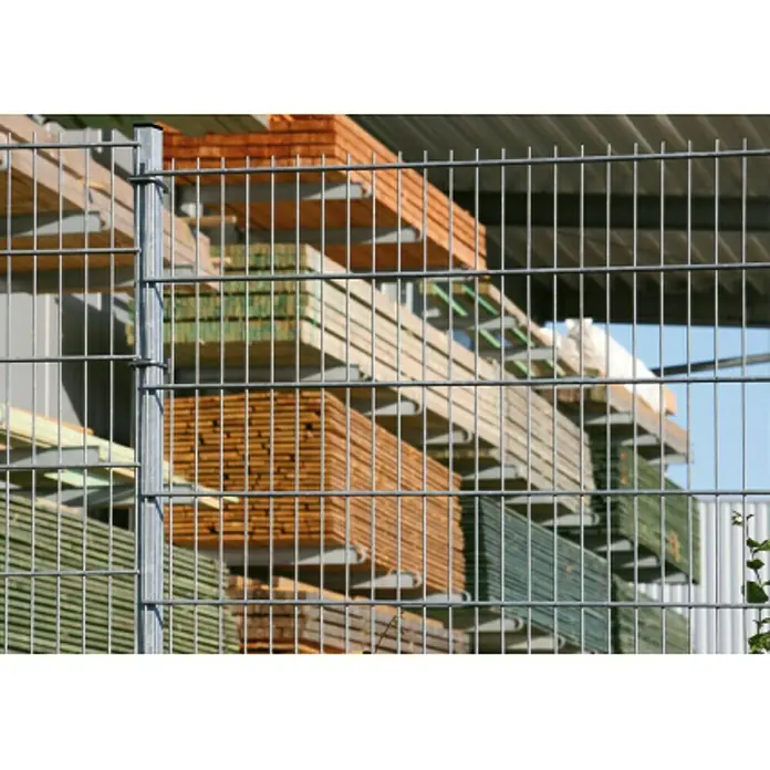 Kraus Mattenzaun - 251 x 203 cm, Silber