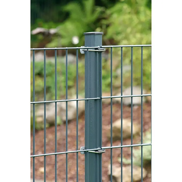Kraus Zaunpfosten Typ B - Höhe: 200 cm, Anthrazit, Stahl