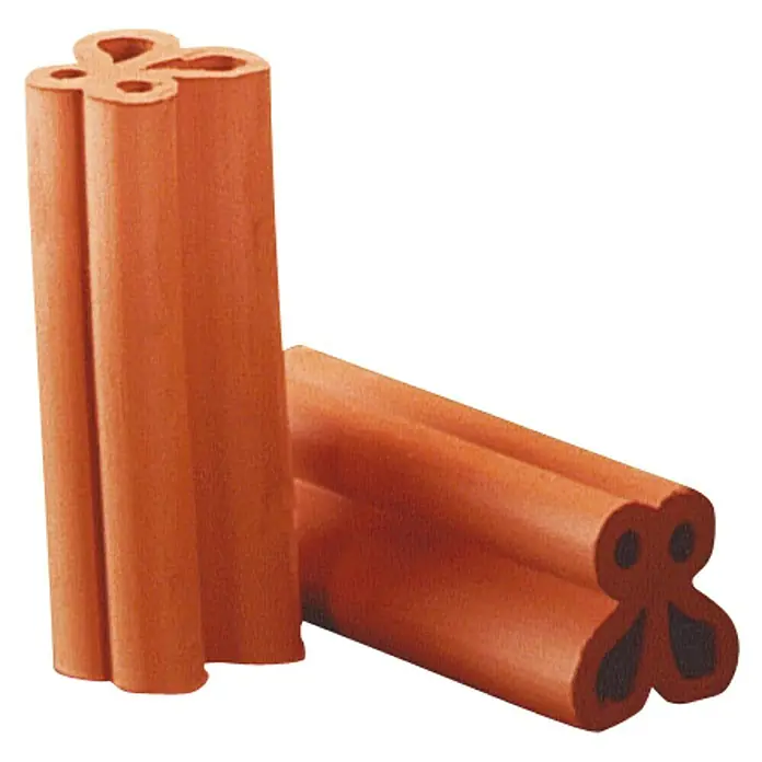 Patas para maceta barro rojo - L x An x Al: 6 x 6 x 17 cm, Terracota