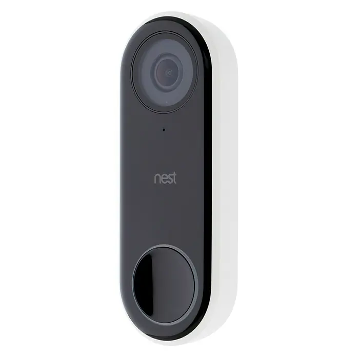 Google Nest Türklingel mit Kamera - Kabelgebunden, Auflösung: 1.600 x 1.200 - Vorderansicht