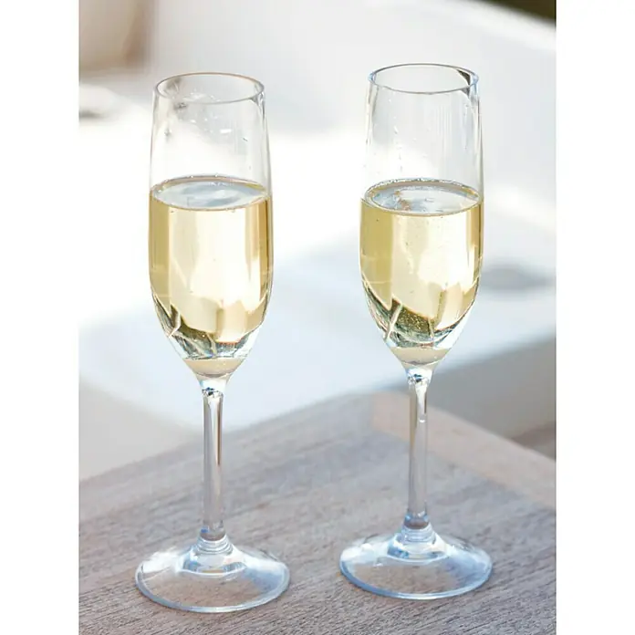 Marine Business Clear Copa de cava - 6 uds., Plástico, Transparente
