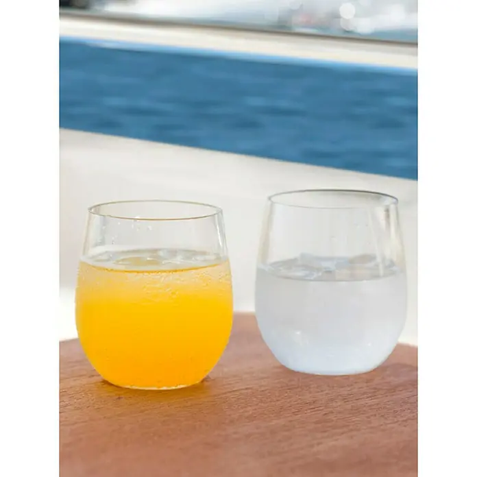 Marine Business Clear Vaso para beber agua - 6 uds., Plástico, Transparente