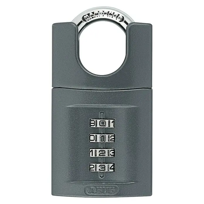 Abus Candado con combinación 158CS/50 - An x Al: 52 x 96 mm, Zinc fundido, Número de dígitos en combinación: 4 ud.