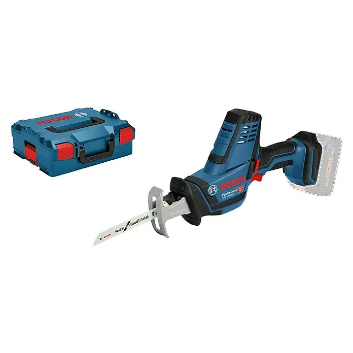 Bosch Professional Akku-Säbelsäge GSA 18 V-LI C L-Boxx - 18 V, Ohne Akku, Leerlaufhubzahl: 0 - 3.050 U/min