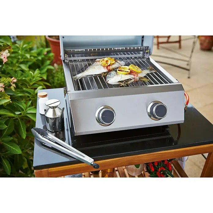 Grillstar Gasgrill Atlanta 200 T - Anzahl Brenner: 2, Hauptgrillfläche: 40 x 33 cm, 4,4 kW