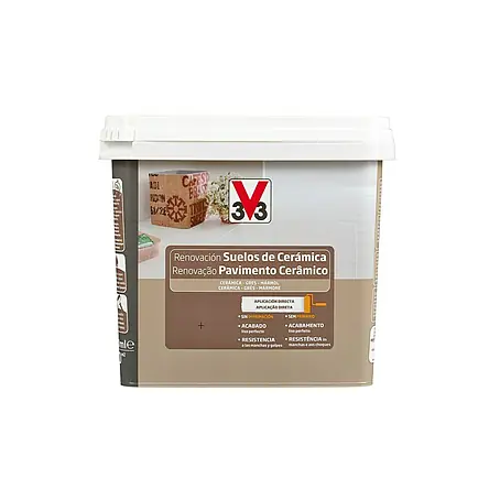 V33  Esmalte de color Renovación suelos de cerámica
