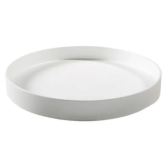 Phönix Rubby Beistelltisch - Ø x H: 40 x 45 cm, Weiß, Braun - Anwendungsbeispiel