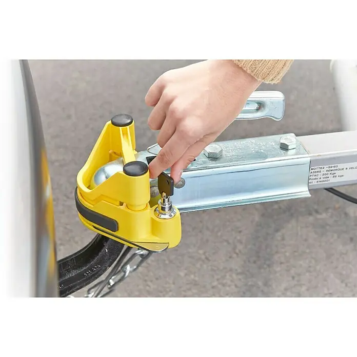 Mottez Seguro antirrobo A075B - L x An x Al: 20 x 9,5 x 10 cm