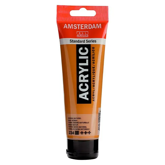 Talens Amsterdam Pintura acrílica Standard - Siena Natural, 120 ml, Tubo