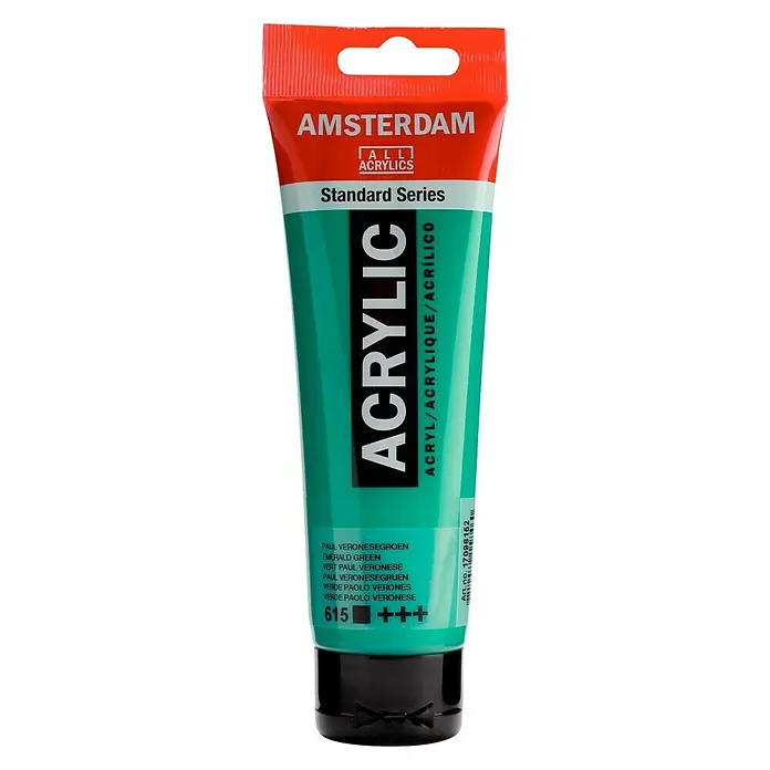 Talens Amsterdam Pintura acrílica Standard - Verde paolo veronés, 120 ml, Tubo