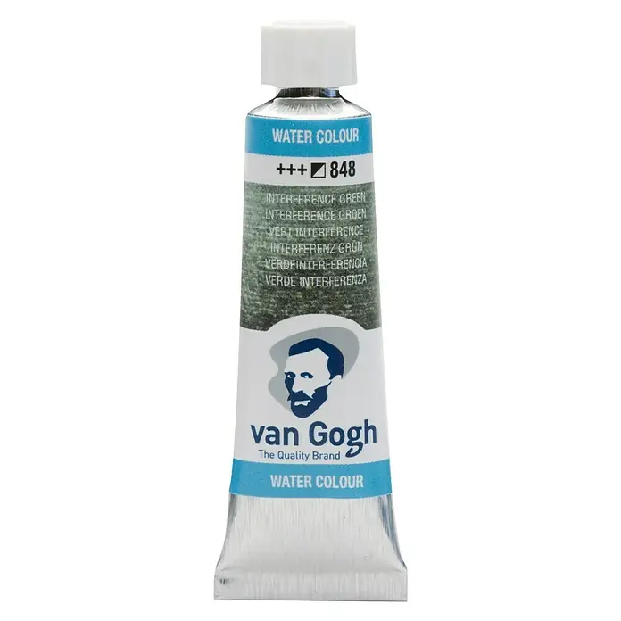 Talens Van Gogh Acuarela - Verde interferencia, 10 ml, Tubo
