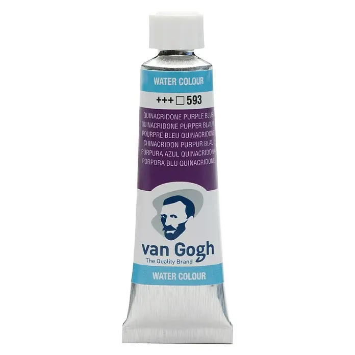 Talens Van Gogh Acuarela - Púrpura azul quina, 10 ml, Tubo