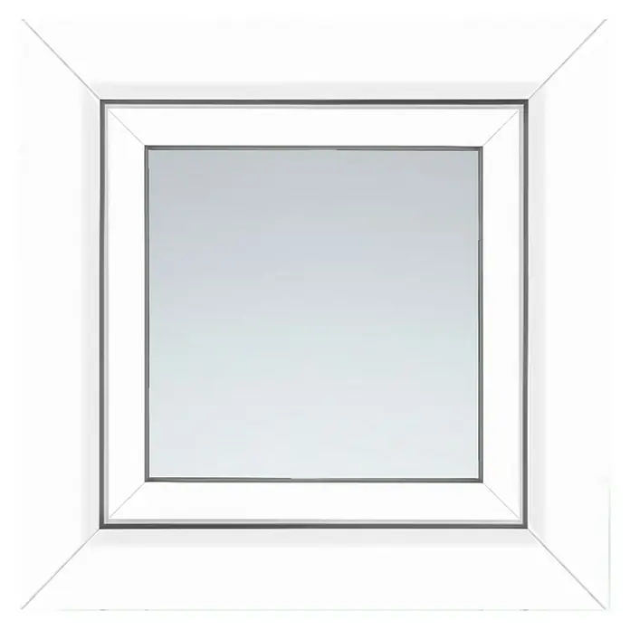 Solid Elements Kunststofffenster Q81 Excellence - B x H: 60 x 60 cm, DIN Anschlag: Links, Weiß