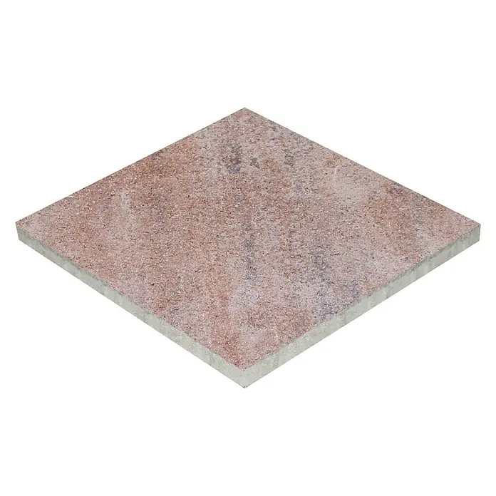 Seesteiner Terrassenplatte Piazza - L x B x S: 40 x 40 x 4 cm, Muschelkalk, Beton
