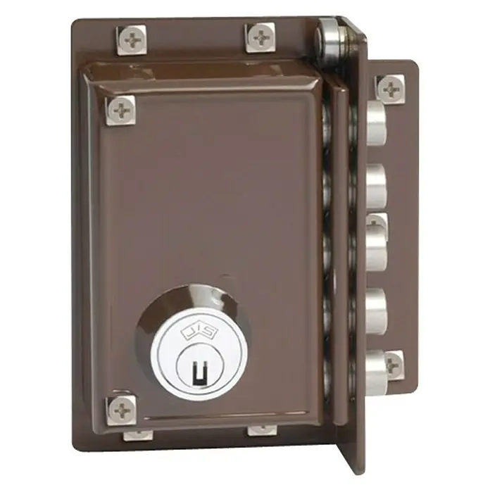 JiS Cerradura con cerrojo 5239 - Tipo de cerradura: Cerradura de bombín, DIN-derecha, Puerta exterior