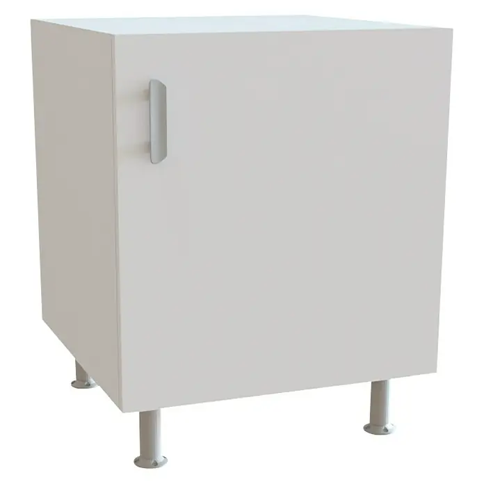 Top Element B Armario bajo - L x An x Al: 58 x 60 x 70 cm, Blanco