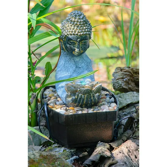 Dobar Kunststeinbrunnen - 20,5 x 16,5 x 27 cm - Stimmungsaufnahme