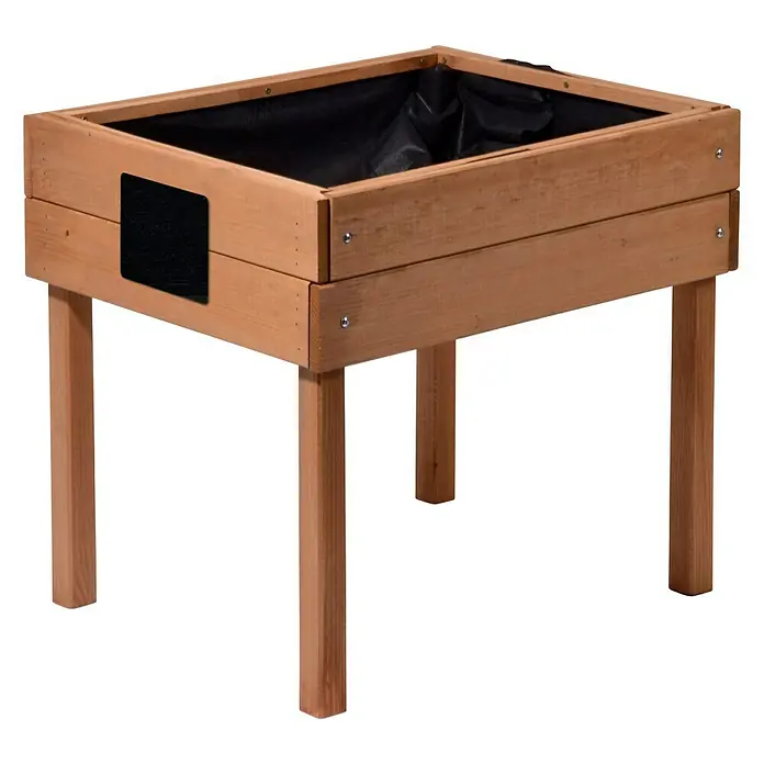 Dobar Hochbeet - 50 x 40 x 45 cm, Holz, Braun - Vorderansicht
