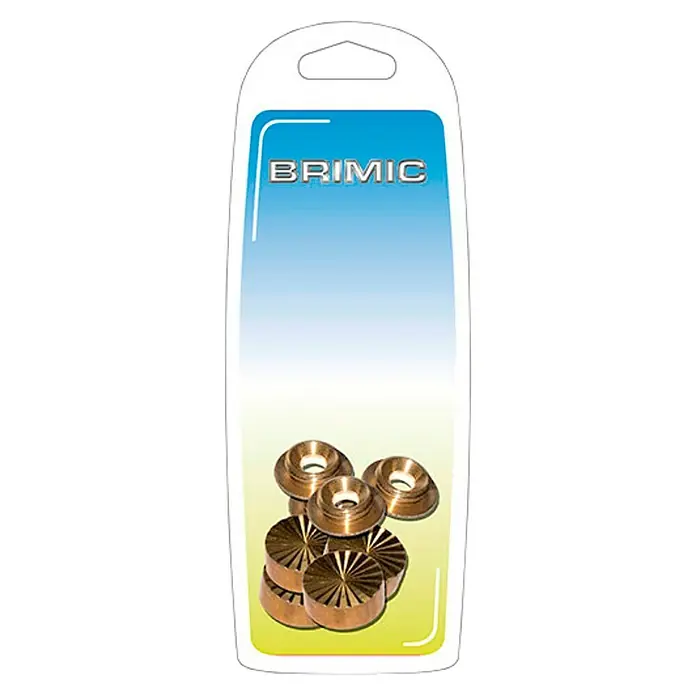 Micel Brimic Embellecedor facetado - Diámetro exterior: 18 mm, Latón, 4 piezas