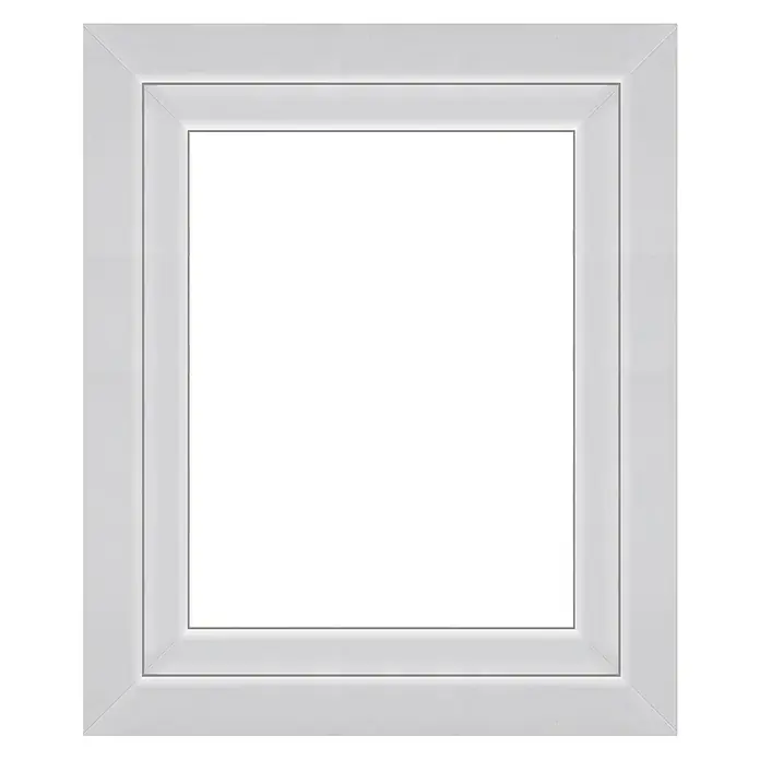 Solid Elements Kunststofffenster Q60 - B x H: 75 x 90 cm, DIN Anschlag: Links, Weiß