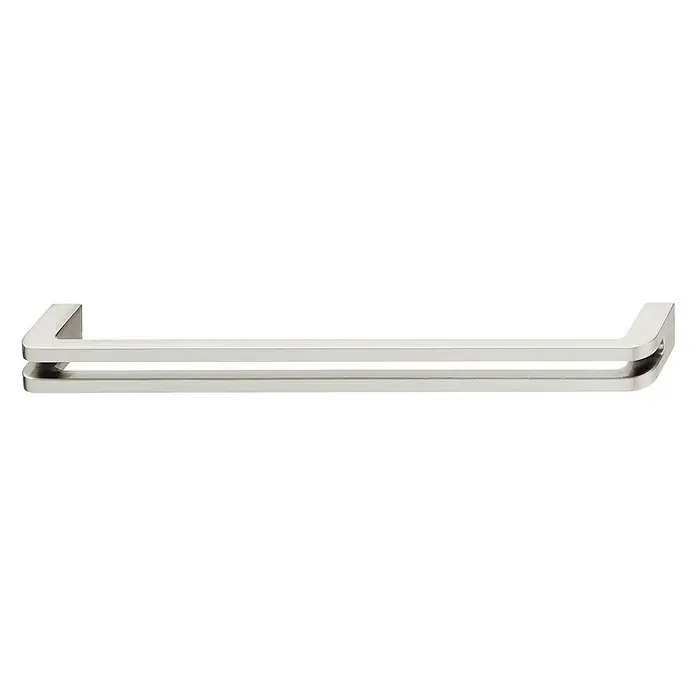 Häfele Tirador para muebles - Tipo de tirador del mueble: Estribo, L x An x Al: 170 x 28 x 18 mm, Otros, Niquelado, Plateado - Vista frontal