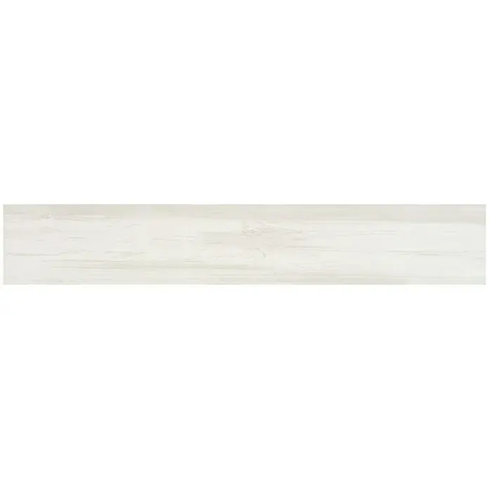 Pavimento porcelánico Merlin - 23 x 120 cm, Blanco, Estilo madera