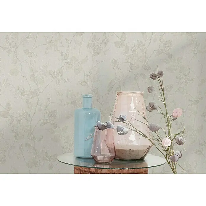 AS Creation Hygge Vliestapete Floral - Beige, Floral, 10,05 x 0,53 m - Stimmungsaufnahme
