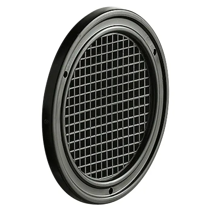 Häfele Lüftungsgitter - Durchmesser: 50 mm, Kunststoff, Braun - Vorderansicht
