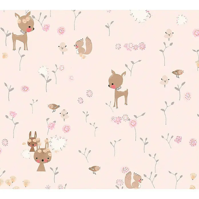 AS Creation Boys And Girls 6 Papiertapete - Rosa, Motiv, 10,05 x 0,53 m - Detailaufnahme