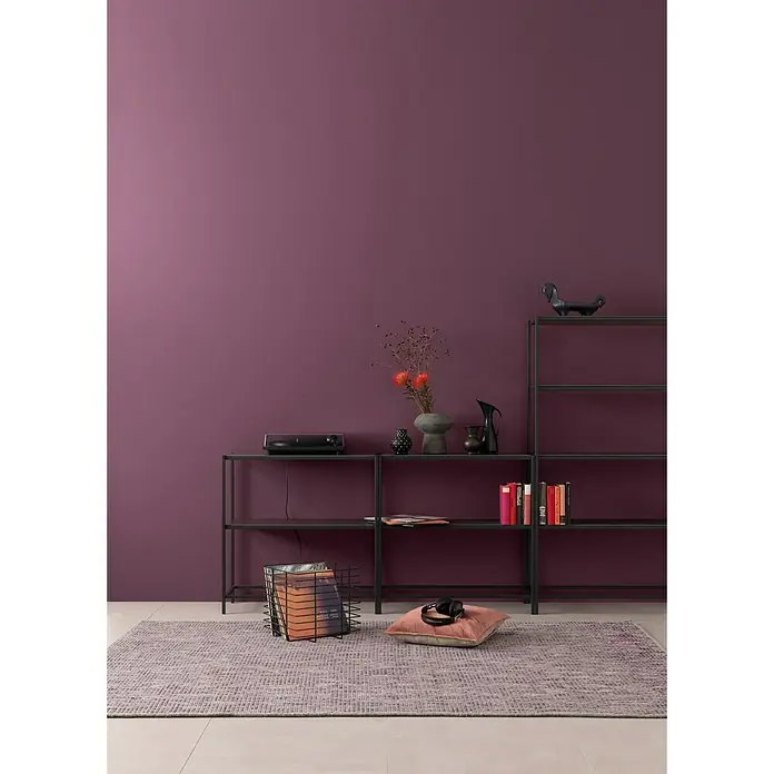 SCHÖNER WOHNEN-Farbe Wandfarbe Designfarbe - Stilvolles Opalviolett, 2,5 l, Matt - Stimmungsaufnahme