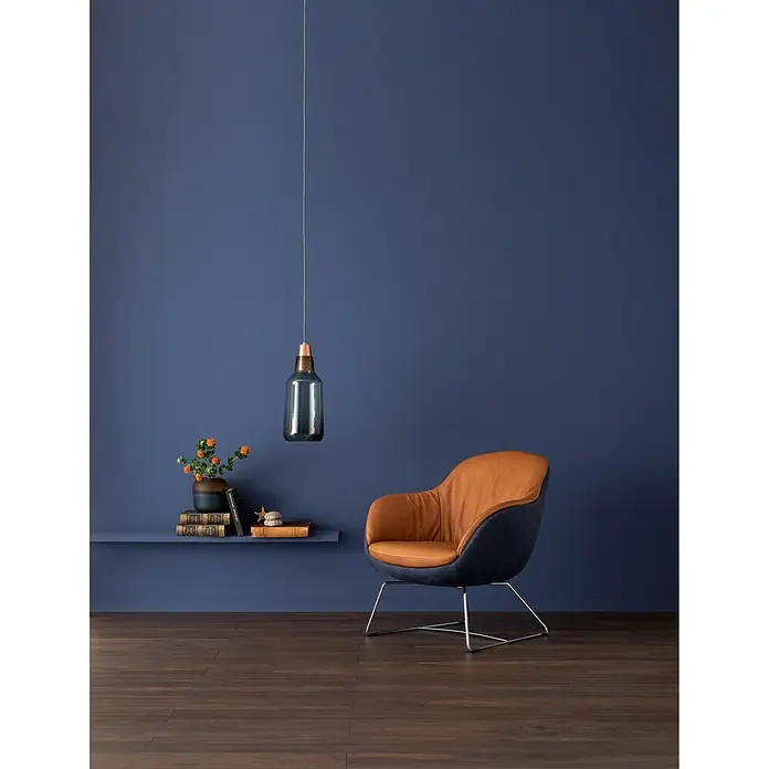 SCHÖNER WOHNEN-Farbe Wandfarbe Designfarbe - Unendliches Tiefseeblau, 2,5 l, Matt - Stimmungsaufnahme