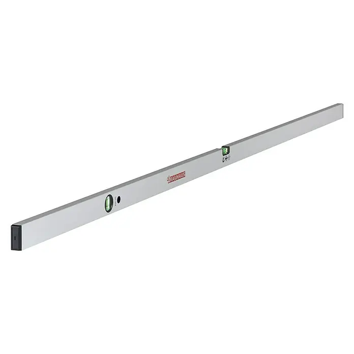 BAUHAUS Wasserwaage - 2.000 mm, Anzahl Libellen: 2 Stk.