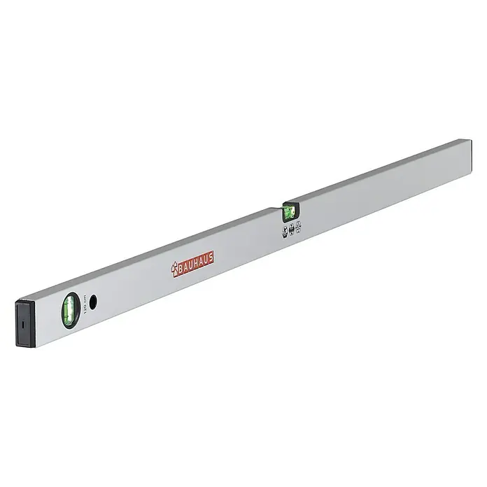 BAUHAUS Wasserwaage - 1.200 mm, Anzahl Libellen: 2 Stk.