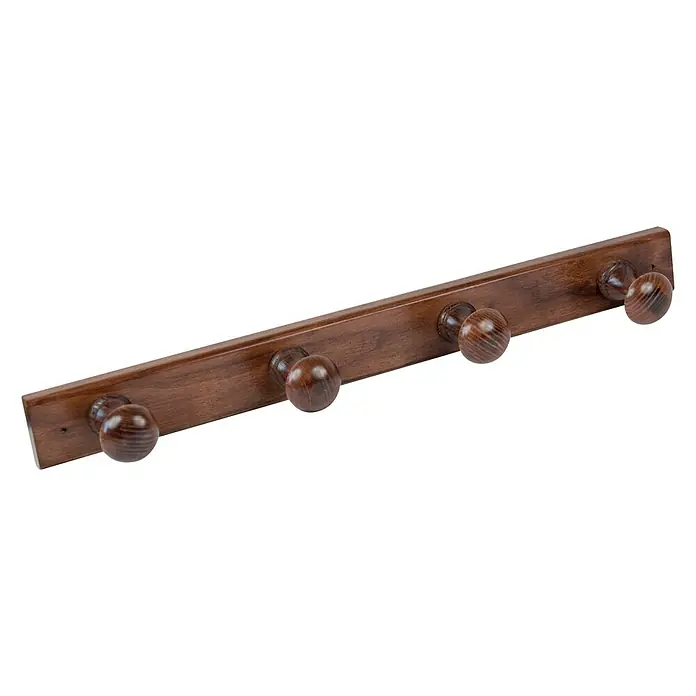 Nesu Perchero 9904 - L x An x Al: 48,5 mm x 5 cm x 7,2 cm, Madera, Nogal