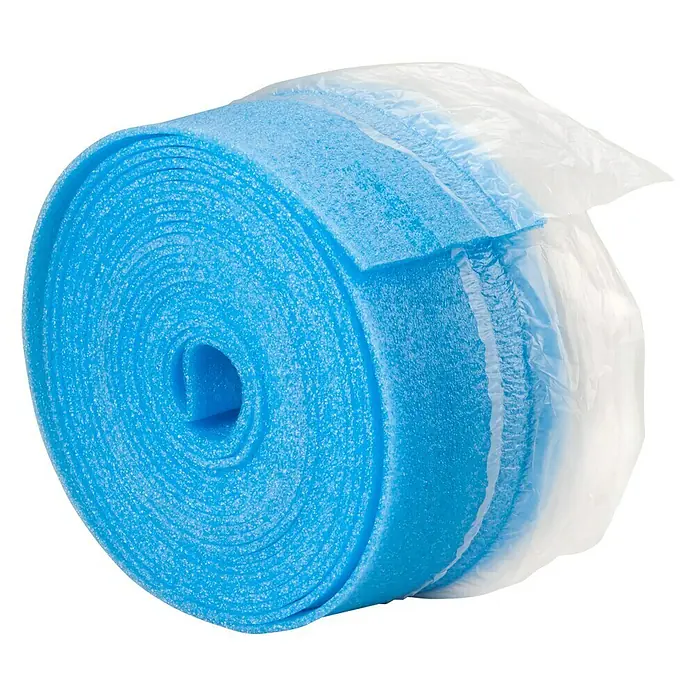 Profi Depot Randdämmstreifen - 50 m x 120 mm x 8 mm, Polyethylen, Selbstklebend