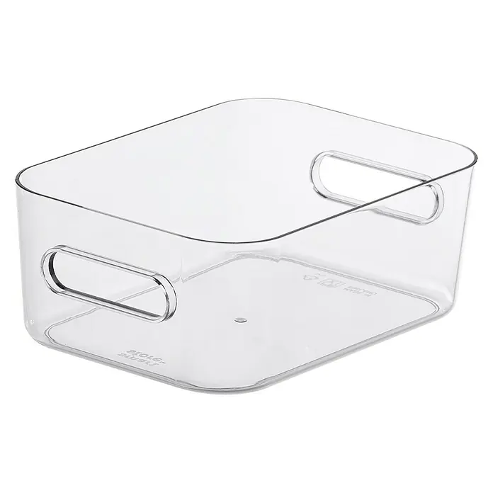 SmartStore Kutija za pohranjivanje Compact S - D x Š x V: 20 x 14 x 7,5 cm, Plastika, Prozirno - Pogled s lijeve strane