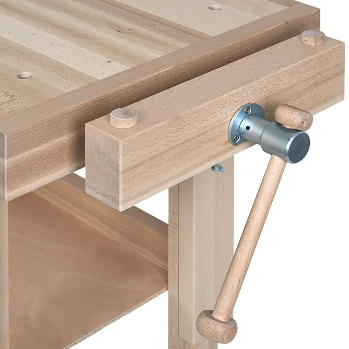 Ramia Werkbank KID´s 1000 - Höhenverstellung: 620 mm - 770 mm, Geeignet für: Kinder von 3 bis 12 Jahren - Detailaufnahme