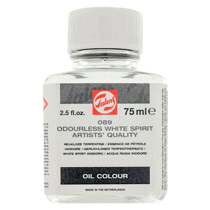 Talens Disolvente especial White Spirit - Inoloro, 75 ml