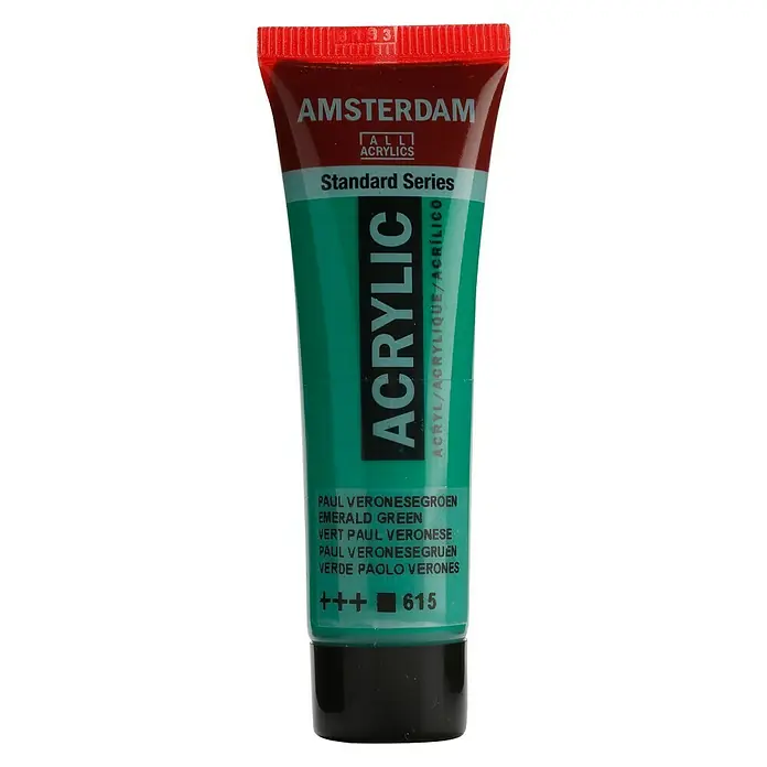 Talens Amsterdam Pintura acrílica Standard - Verde veronés, 20 ml, Tubo