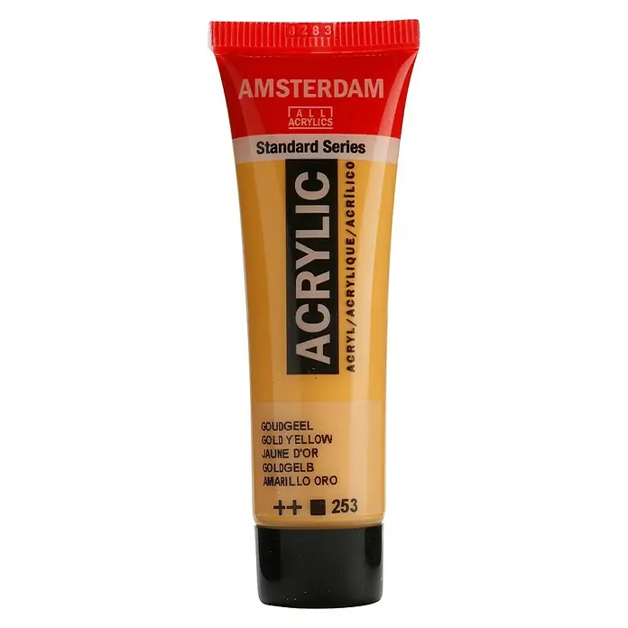 Talens Amsterdam Pintura acrílica Standard - Amarillo oro, 20 ml, Tubo