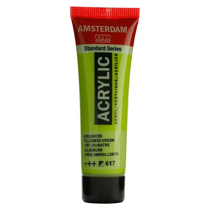 Talens Amsterdam Pintura acrílica Standard - Verde amarillento, 20 ml, Tubo
