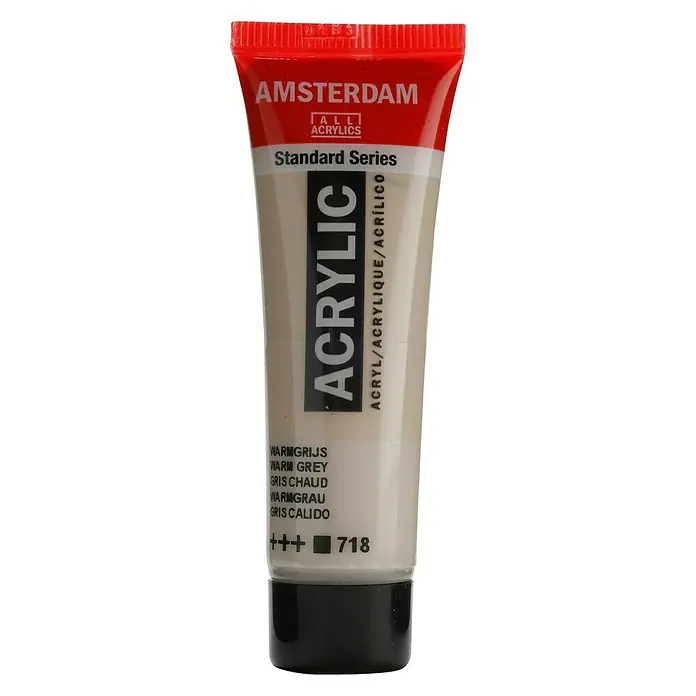 Talens Amsterdam Pintura acrílica Standard - Gris cálido, 20 ml, Tubo
