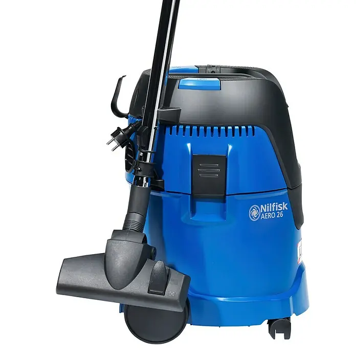 Nilfisk Nass-Trockensauger Aero 26-2L PC - 1.500 W, Behältervolumen: 25 l, Staubklasse: L - Rechte Seitenansicht