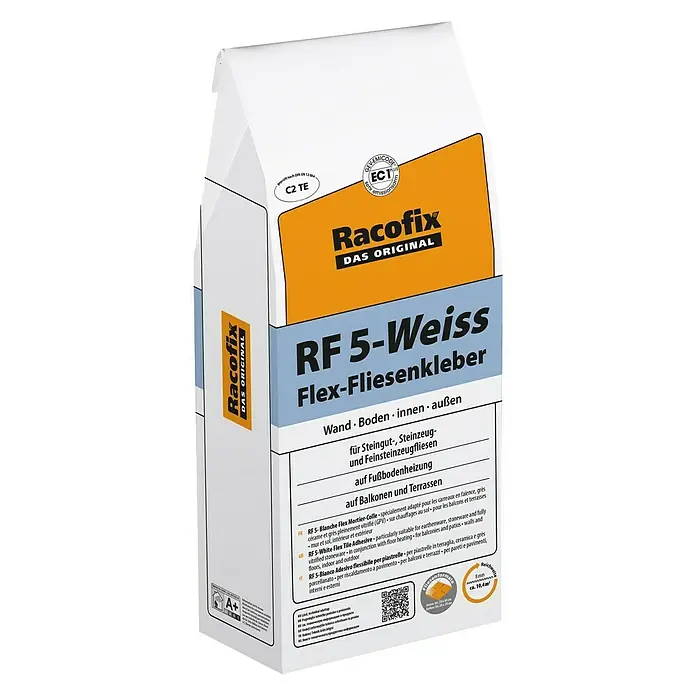Racofix Flexkleber RF 5 - 5 kg, Weiß - Linke Seitenansicht