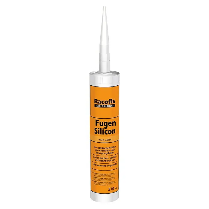 Racofix Fugen-Silikon - Jura Beige, 310 ml - Vorderansicht