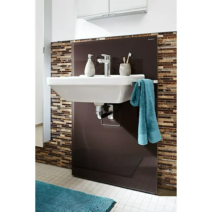 Mosaikfliese Verbund Crystal Mix - 29,8 x 33,8 cm, Beige/Braun, Glänzend - Stimmungsaufnahme